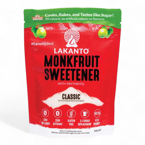 Lakanto Monkfruit Classic Sweetener Replaces White Sugar 200g