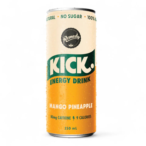 Remedy Kick Natural Energy Mango Pineapple 250ml