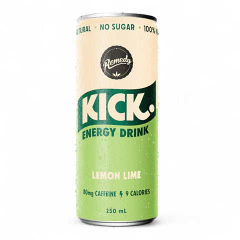 Remedy Kick Natural Energy Lemon Lime 250ml