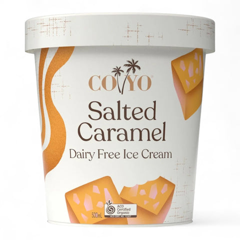 Coyo Salted Caramel Dairy Free Ice Cream 500mL