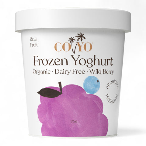 Coyo Dairy Free Coconut Yoghurt Probiotic Mixed Berry 500g