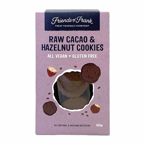 Friends of Frank Raw Cacao & Hazelnut Cookies 160g