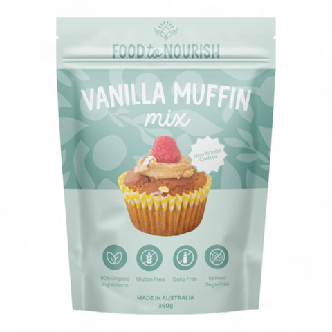 Food to Nourish Vanilla Muffin Mix 360g