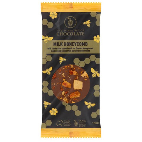 Ministry of Chocolate Milk Honeycomb Bar 100g