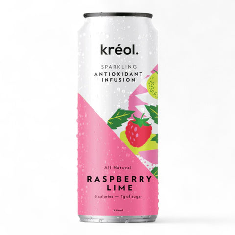 Kreo Antioxidant Infusion Raspberry Lime 330ml