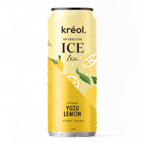 Kreol Sparkling Iced Tea Yuzu Lemon 330ml