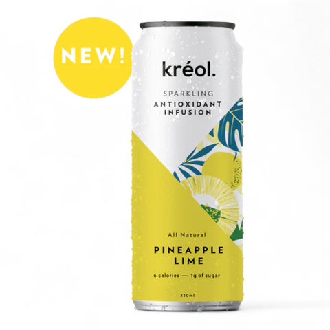 Kreol Antioxidant Infusion Pineapple Lime 330mL