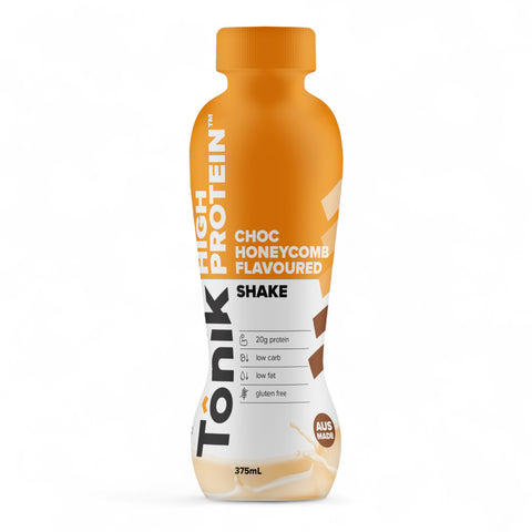 Tonik High Protein Choc Honeycomb Flavoured Shake 375mL