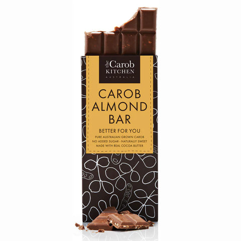 The Carob Kitchen Carob Almond Bar 80g