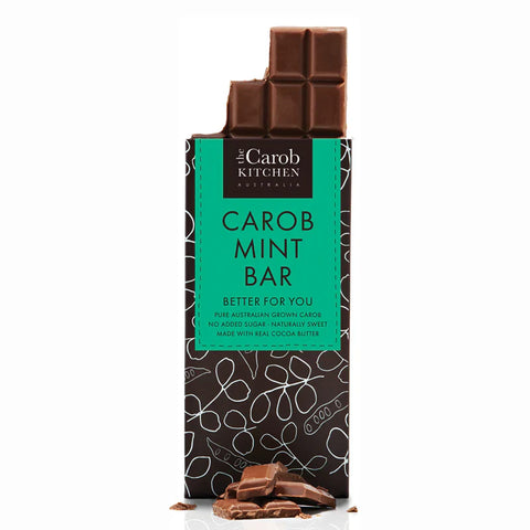 The Carob Kitchen Carob Mint Bar 80g