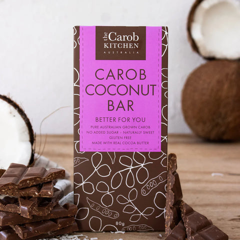 The Carob Kitchen Carob & Coconut Bar 80g