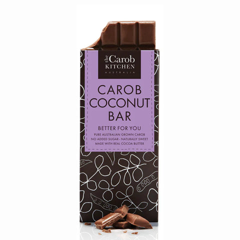The Carob Kitchen Carob & Coconut Bar 80g