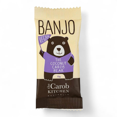 The Carob Kitchen Banjo The Coconut Carob Bear 15g