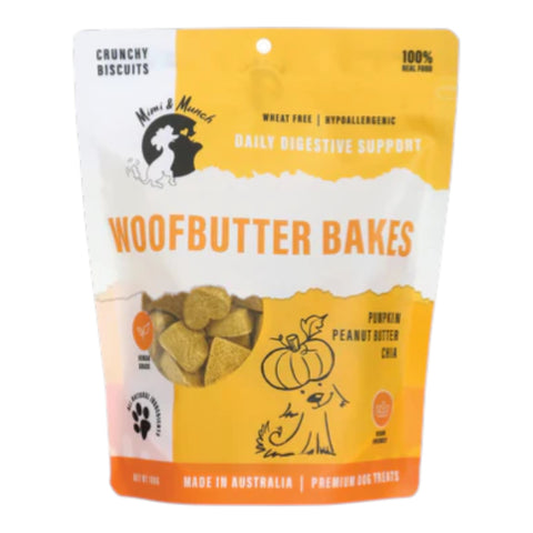 Mimi & Munch Woofbutter Bakes Dog Treats 180g