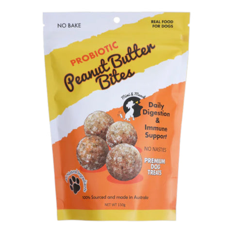 Mimi & Munch Probiotic Peanut Butter Bites 150g