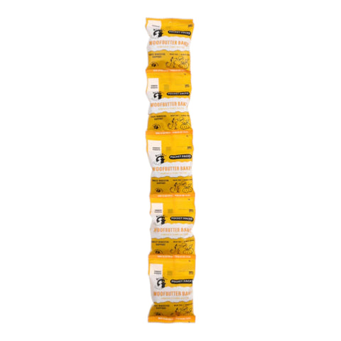 Mini & Munch - Pocket Packs - Woofbutter Bakes - Pumpkin & Peanut Butter 5 x 16g