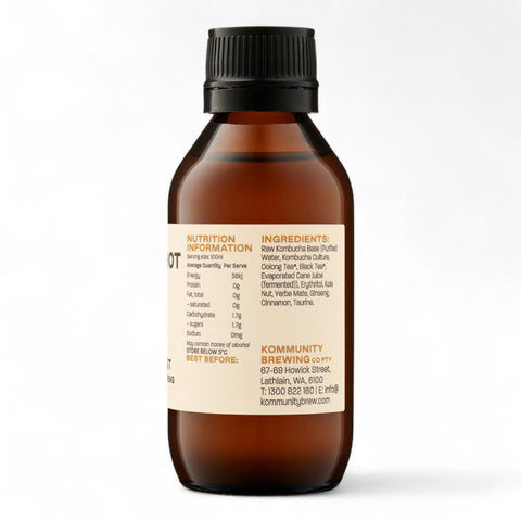 Kommunity Brew Herbal Health Shot Energy Boost With Taurine & Ginseng 100ml
