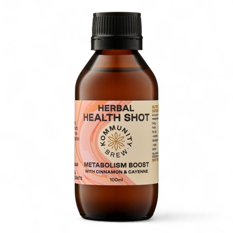 Kommunity Brew Herbal Health Shot Metabolism Boost With Cinnamon & Cayenne 100ml