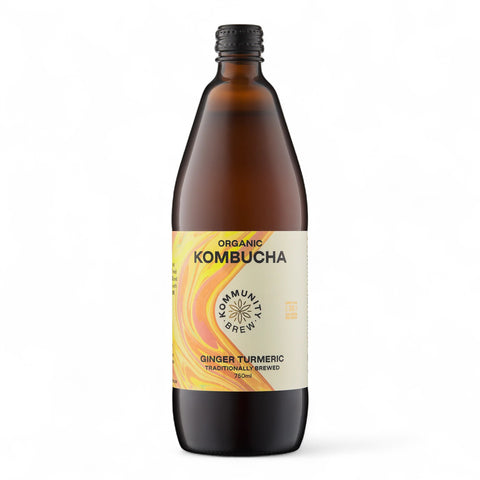 Kommunity Brew Organic Kombucha Ginger Turmeric 750ml
