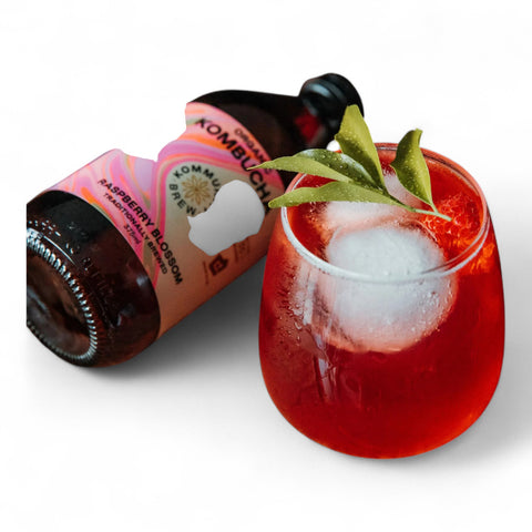 Kommunity Brew Organic Kombucha Raspberry Blossom 375ml