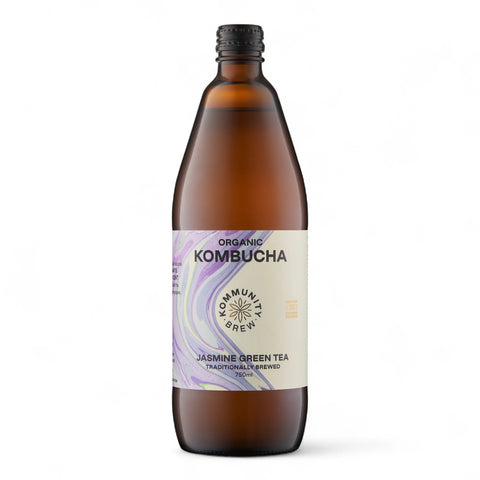 Kommunity Brew Organic Kombucha Jasmine Green Tea 750ml