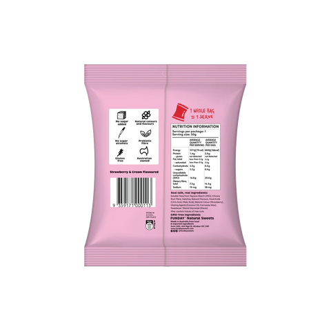 Funday strawberry & cream 50g