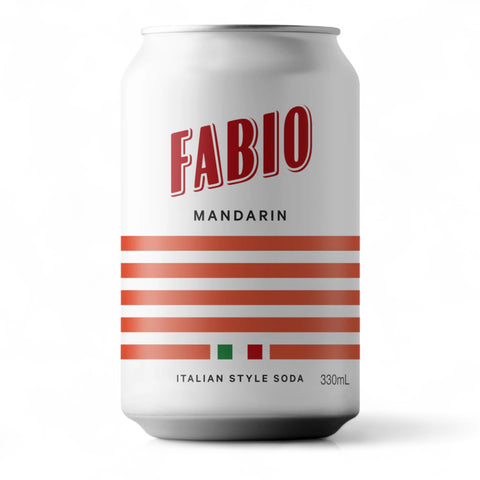 Fabio Mandarin Italian Soda 330mL