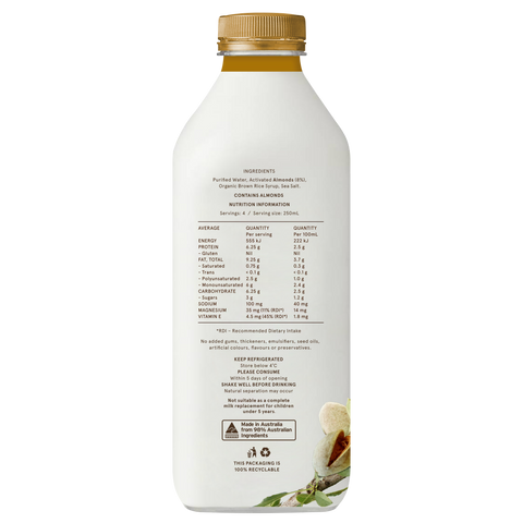 Mandole Almond Milk Original 1L