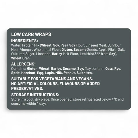 Herman Brot High Protein Low Carb Wraps 330g (6 Pack)
