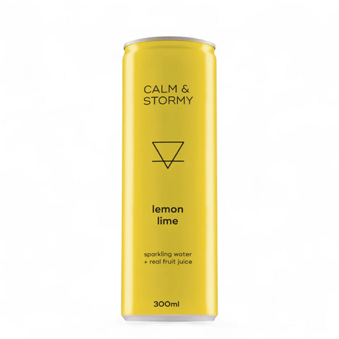 Calm & Stormy Sparkling Water Lemon Lime 300ml