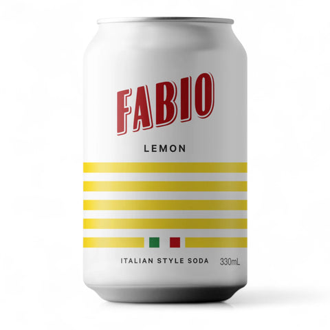 Fabio Lemon Italian Soda 330mL