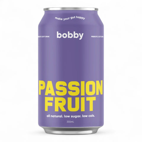 Bobby Prebiotic Soft Drink Passionfruit 330mL