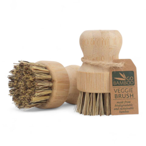 Go Bamboo Veggie Brush 100% Biodegradable (1 Pack)