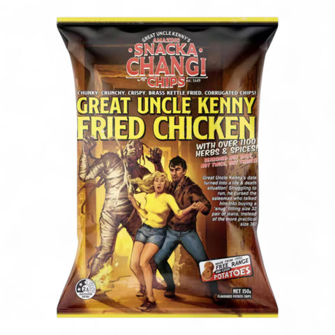 Snacka Changi Potato Chips Kettle Fried Chicken 150g