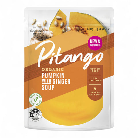 Pitango Soup Organic Pumpkin & Ginger 600gm