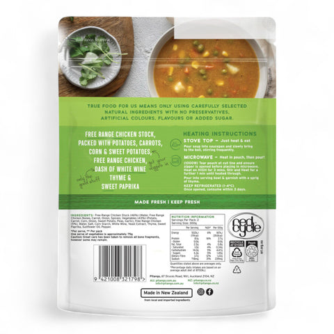 Pitango Soup Free Range Chicken & Vegetable 600gm