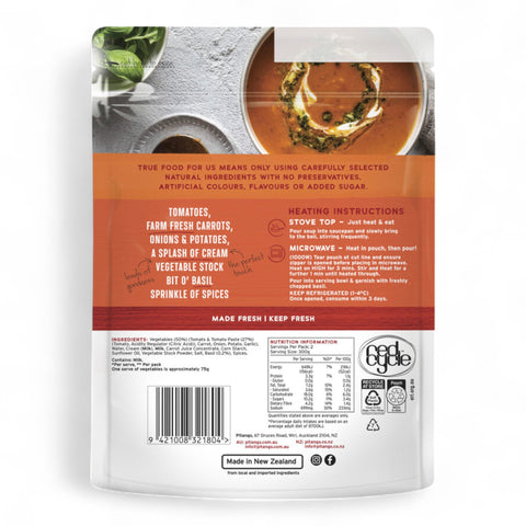 Pitango Tomato & Basil Soup 600g