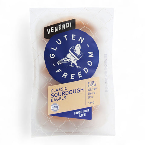 Gluten Freedom Classic Sourdough Bagels 4pk 344g