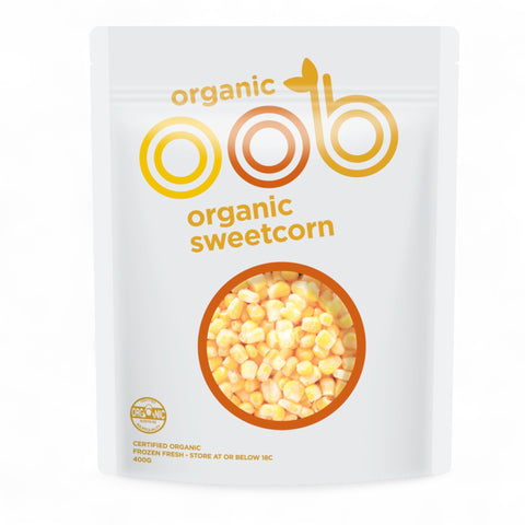 Oob Organic Frozen Sweet Corn 400g