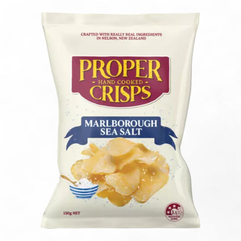 Proper Crisps Marlborough Sea Salt 150g
