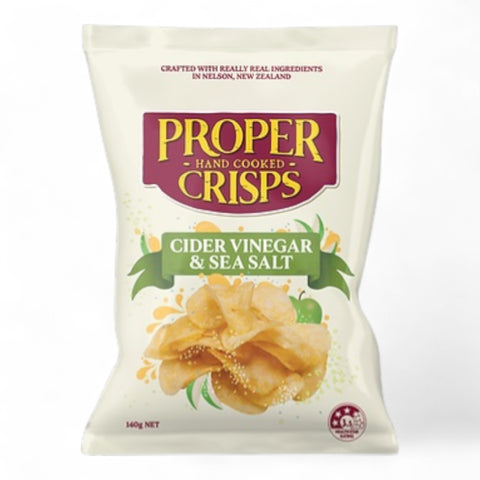 Proper Crisps Cider Vinegar & Sea Salt 140g