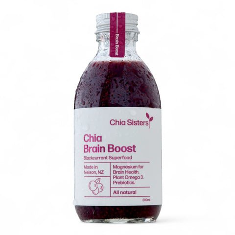 Chia Sisters Chia Brain Boost Blackcurrant Superfood 200mL