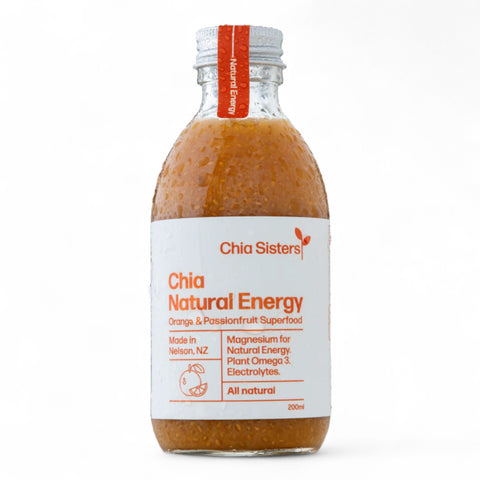 Chia Sisters Natural Energy Orange & Passionfruit 200mL