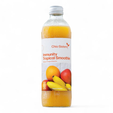 Chia Sisters Immunity Tropical Smoothie Mango, Orange & Banana 350mL