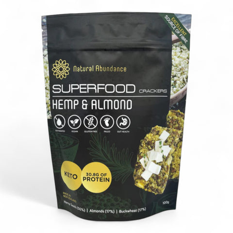 Natural Abundance Nat Abund Hemp & Almond Crak 100g