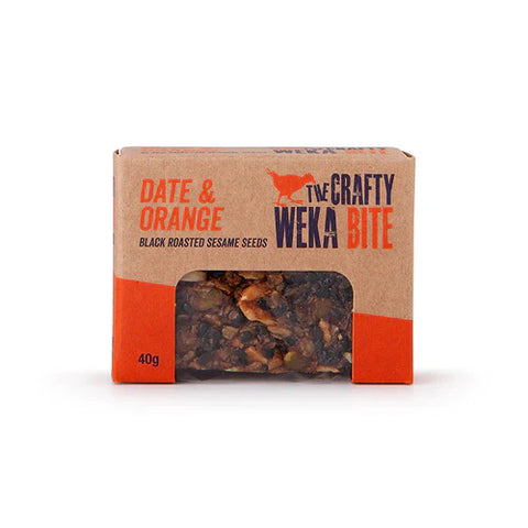 The Crafty Weka Bar Date & Orange Bite 40g