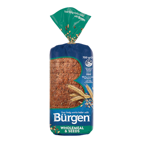 Burgen Slice Wholemeal & Seeds 700g