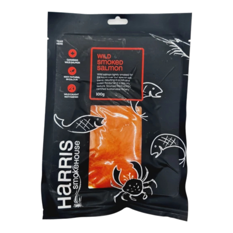 Harris Smokehouse Wild Smoked Salmon 100g