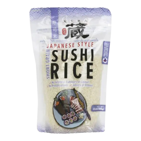 Kura Japanese Style Sushi Rice Medium Grain 500g