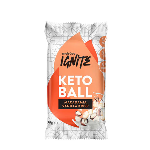 Melrose Ignite Keto Ball - Macadamia Vanilla Crisp 35g